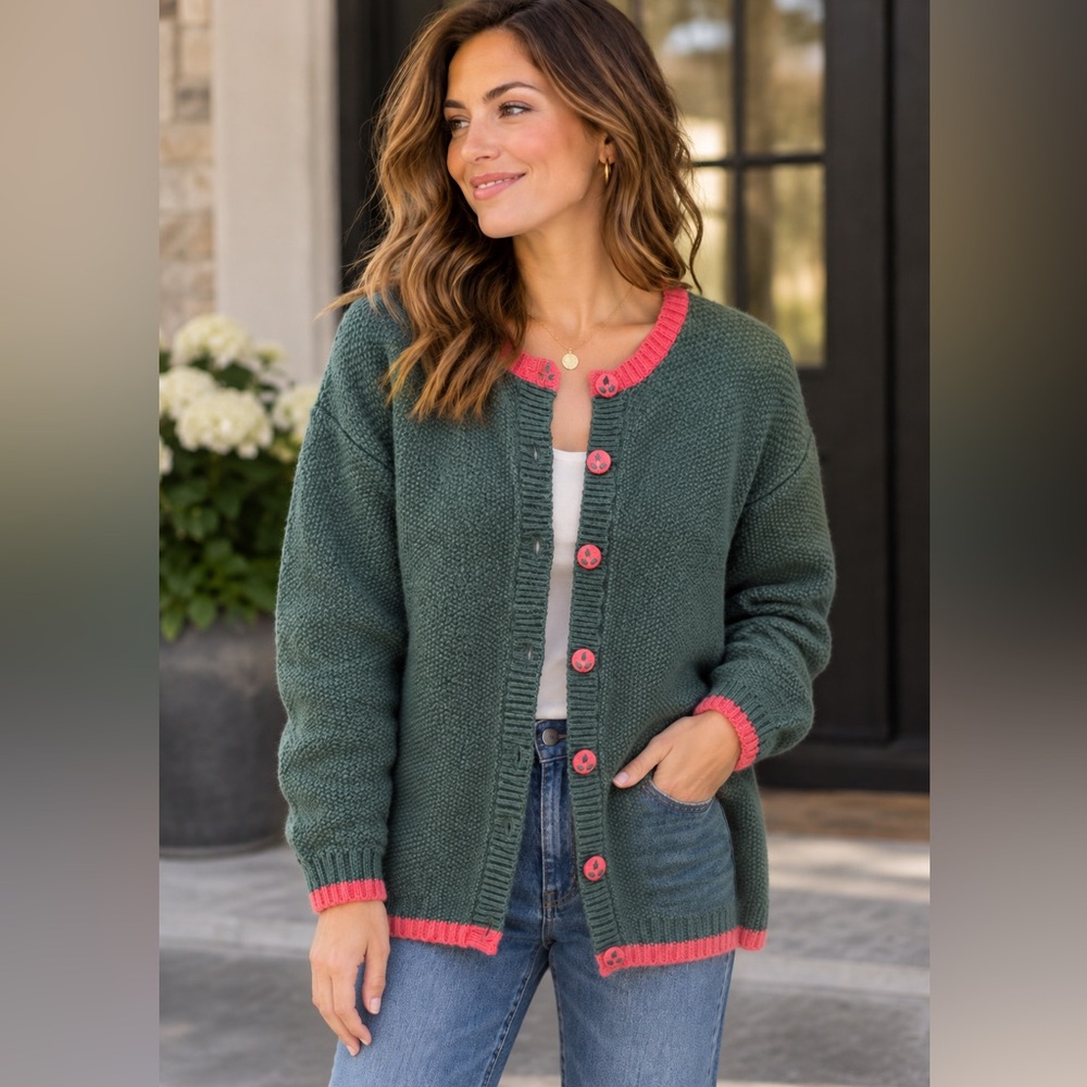 Vintage April Cornell Wool Cardigan
